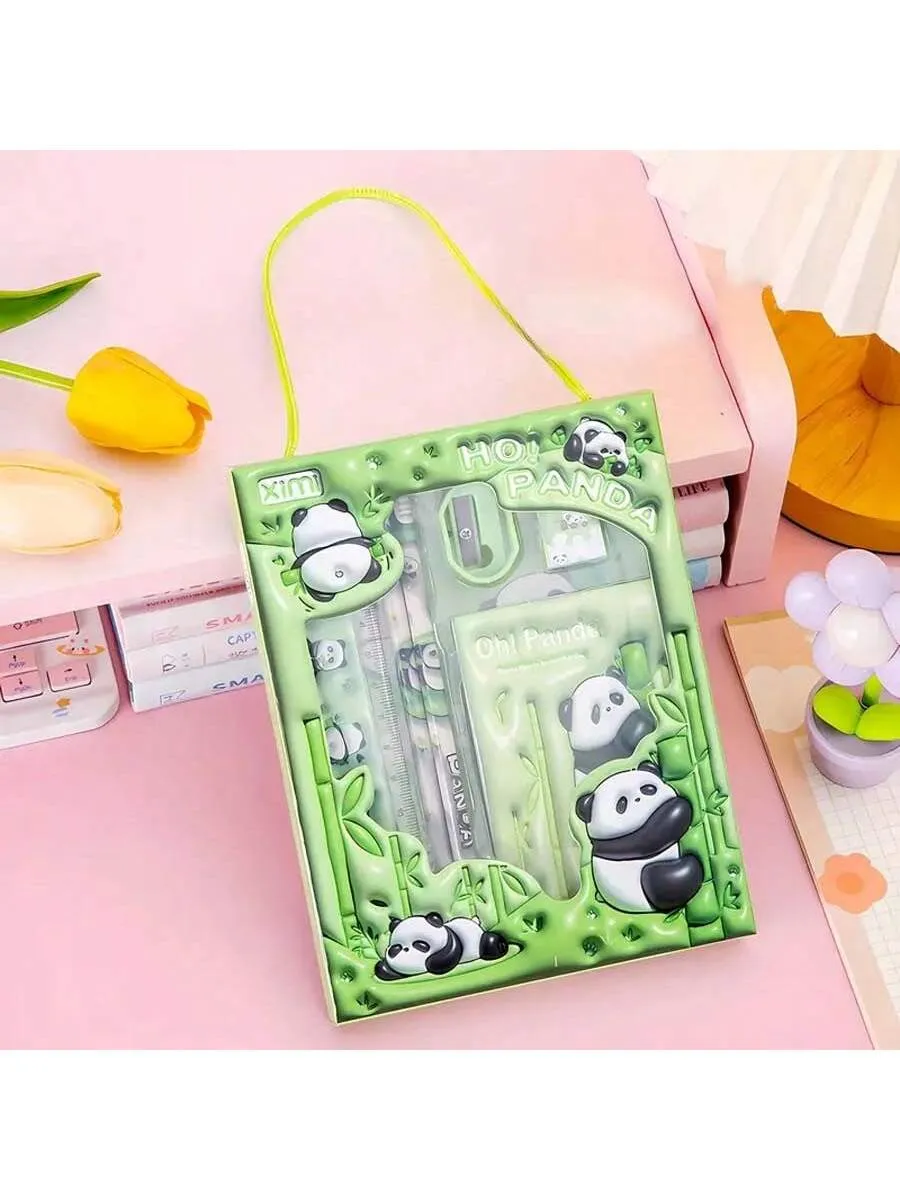 1 Sets,3D Animal Print Stationery Gift Box - Perfect For Students & Back To School - Heartwarming Holiday Rewards - Versatile Learning & Office Supplies For All Ages