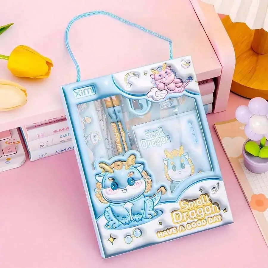 1 Sets,3D Animal Print Stationery Gift Box - Perfect For Students & Back To School - Heartwarming Holiday Rewards - Versatile Learning & Office Supplies For All Ages