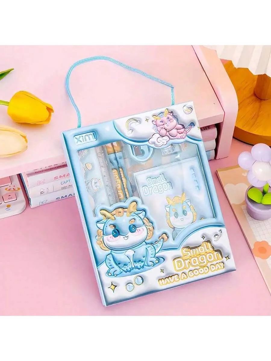 1 Sets,3D Animal Print Stationery Gift Box - Perfect For Students & Back To School - Heartwarming Holiday Rewards - Versatile Learning & Office Supplies For All Ages
