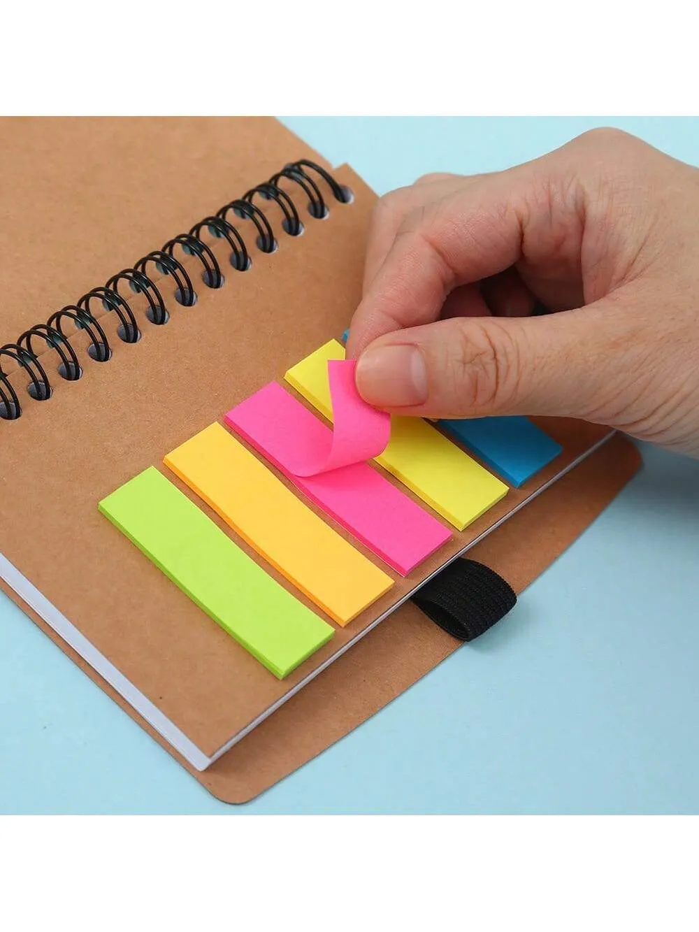100-Page Softcover Spiral Notebook For Horizontal Sketching, Memo, Journal, Stationery Office And School Supplies, With Pen