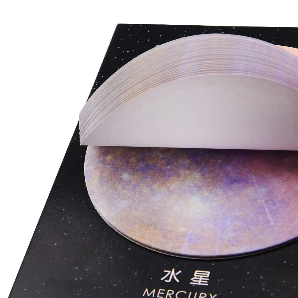 180 Sheet/6 Pads Planet Sticky Notes Self-Adhesive Notes Notepads Posted Writing