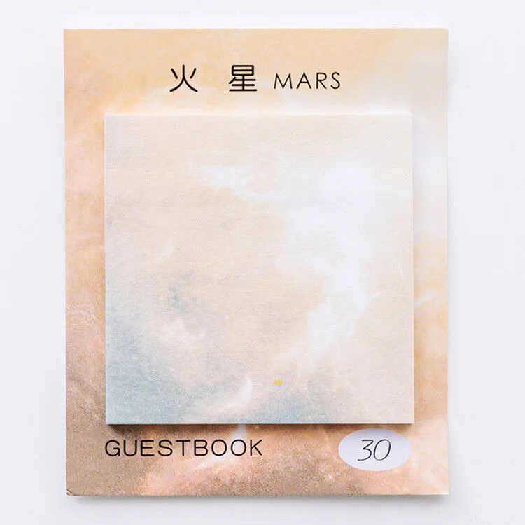 180 Sheet/6 Pads Planet Sticky Notes Self-Adhesive Notes Notepads Posted Writing