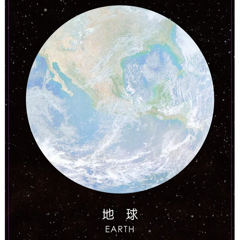 180 Sheet/6 Pads Planet Sticky Notes Self-Adhesive Notes Notepads Posted Writing