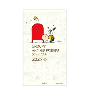 2025 Peanuts Snoopy Slim Monthly Planner [Send A Letter]