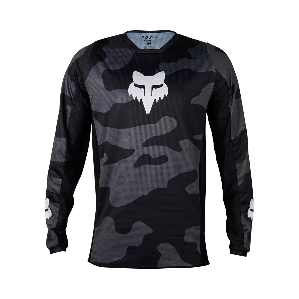24 FOX 180 BNKR JERSEY [BLACK CAMO] S