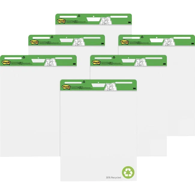 6pk Easel Pad White 25 In X 30 In (6 pads/case)