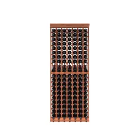 7 Column - 133 Bottle 6.5ft Wine Rack Kit with Display