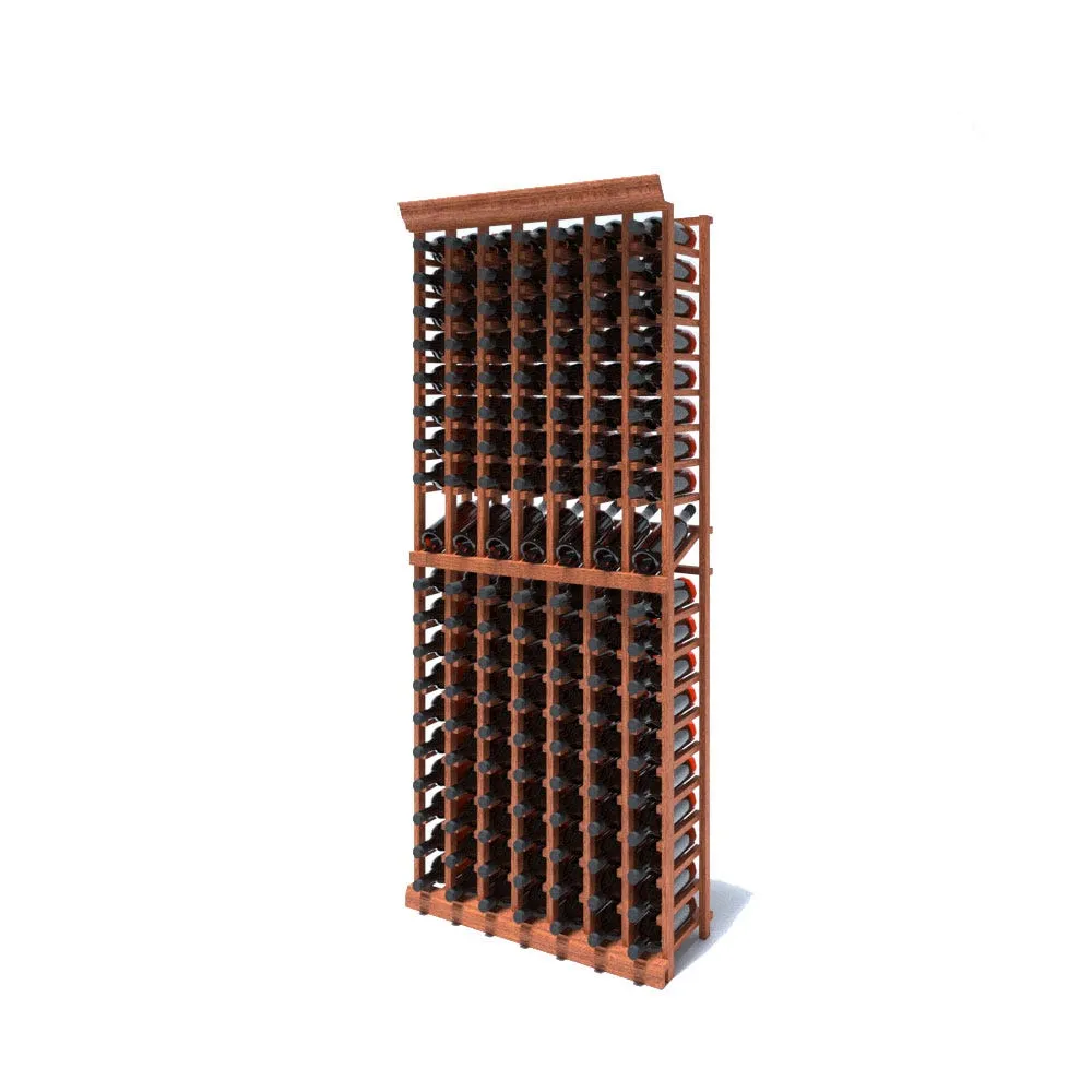 7 Column - 133 Bottle 6.5ft Wine Rack Kit with Display