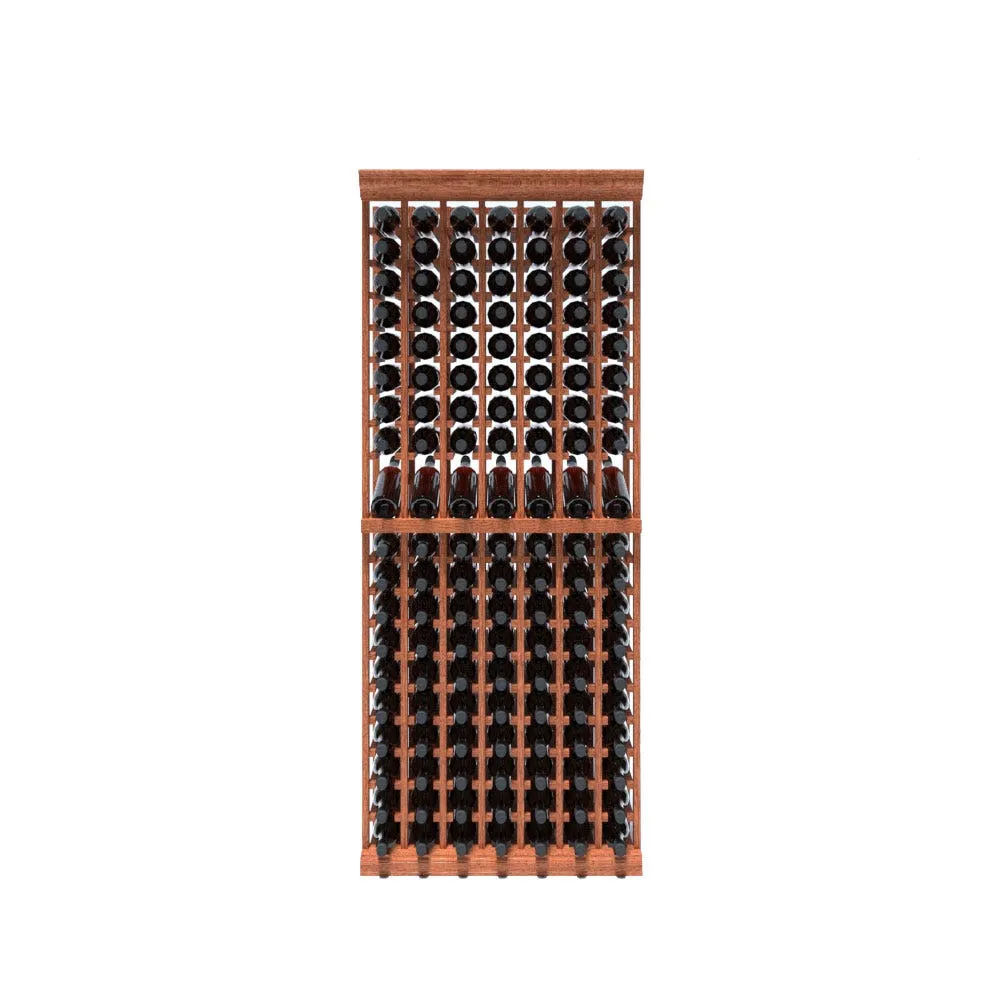 7 Column - 133 Bottle 6.5ft Wine Rack Kit with Display