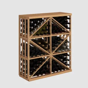 96-Bottle Elite Kit Rack (Slat Bin Rack) 42″H x 36″W