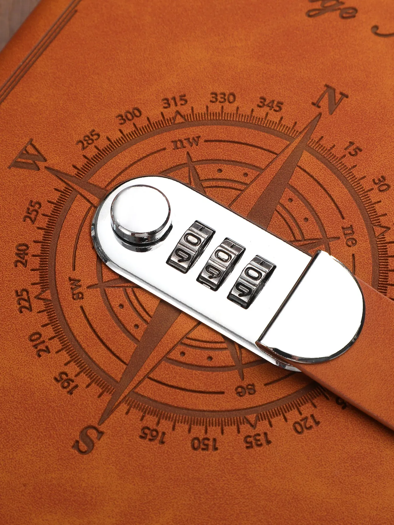 A5 200 Pages 2023 Notebook Retro Password Book With Lock Diary Binder Thickened Creative Hand Ledger Student Notepad Stationery