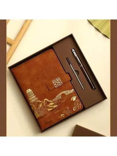 A5 Notebook Set Gift Box,  Notepad, Exquisite Business Notebook Gift Box
