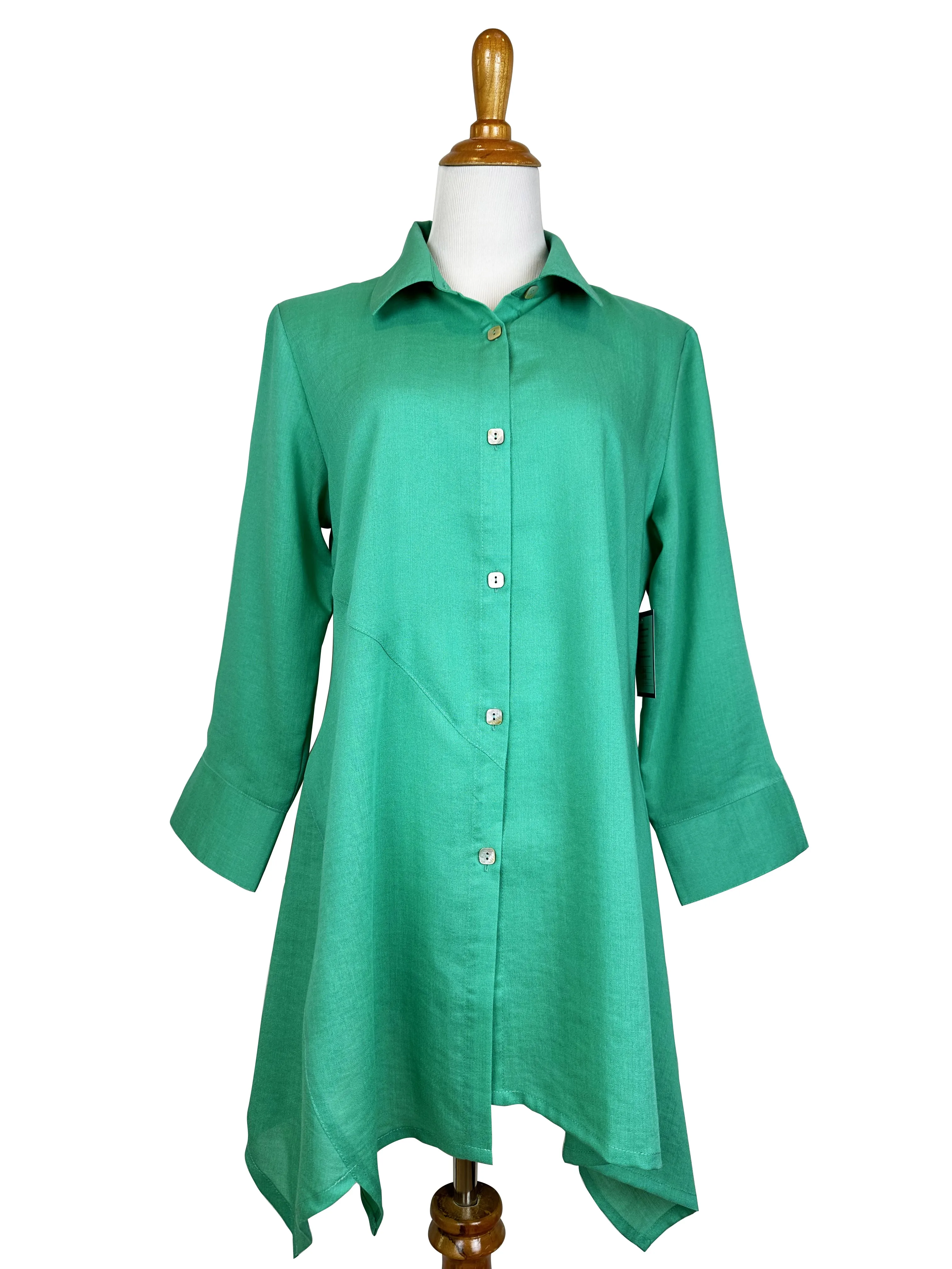 AA209 - Asymmetric Panels Linen Tunic