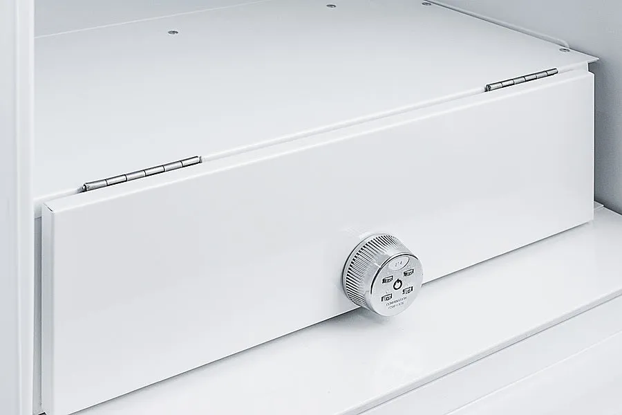 Accucold 24" Wide Built-In All-Refrigerator with Front Lock and Stainless Steel Exterior - FF7LWCSS