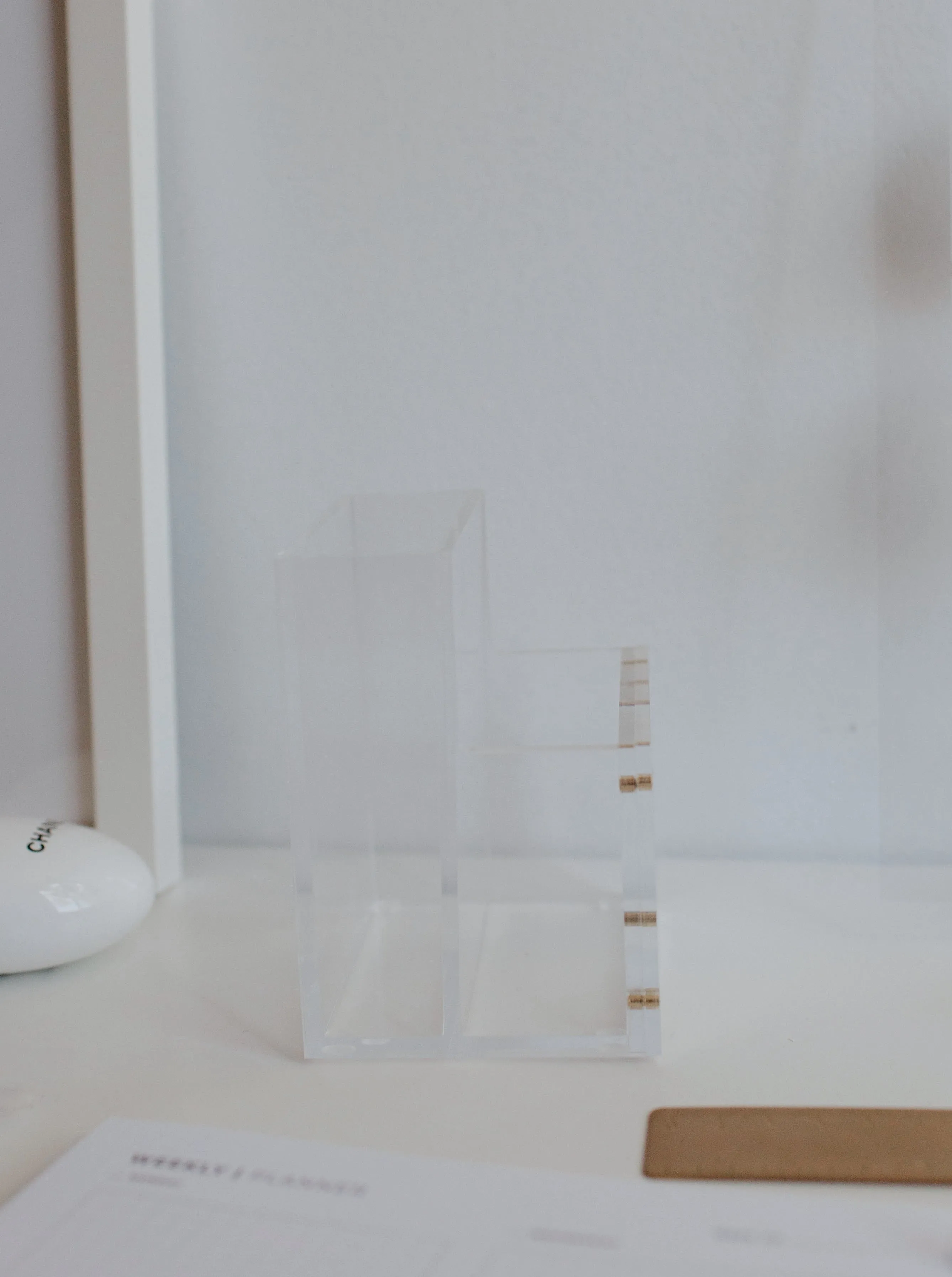Acrylic Pen   Card Holder Organizer