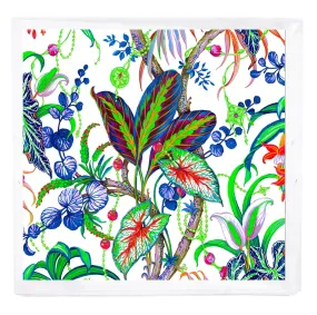 Amazonia Beveled & Polished Acrylic 18"X18" Large Square Tray