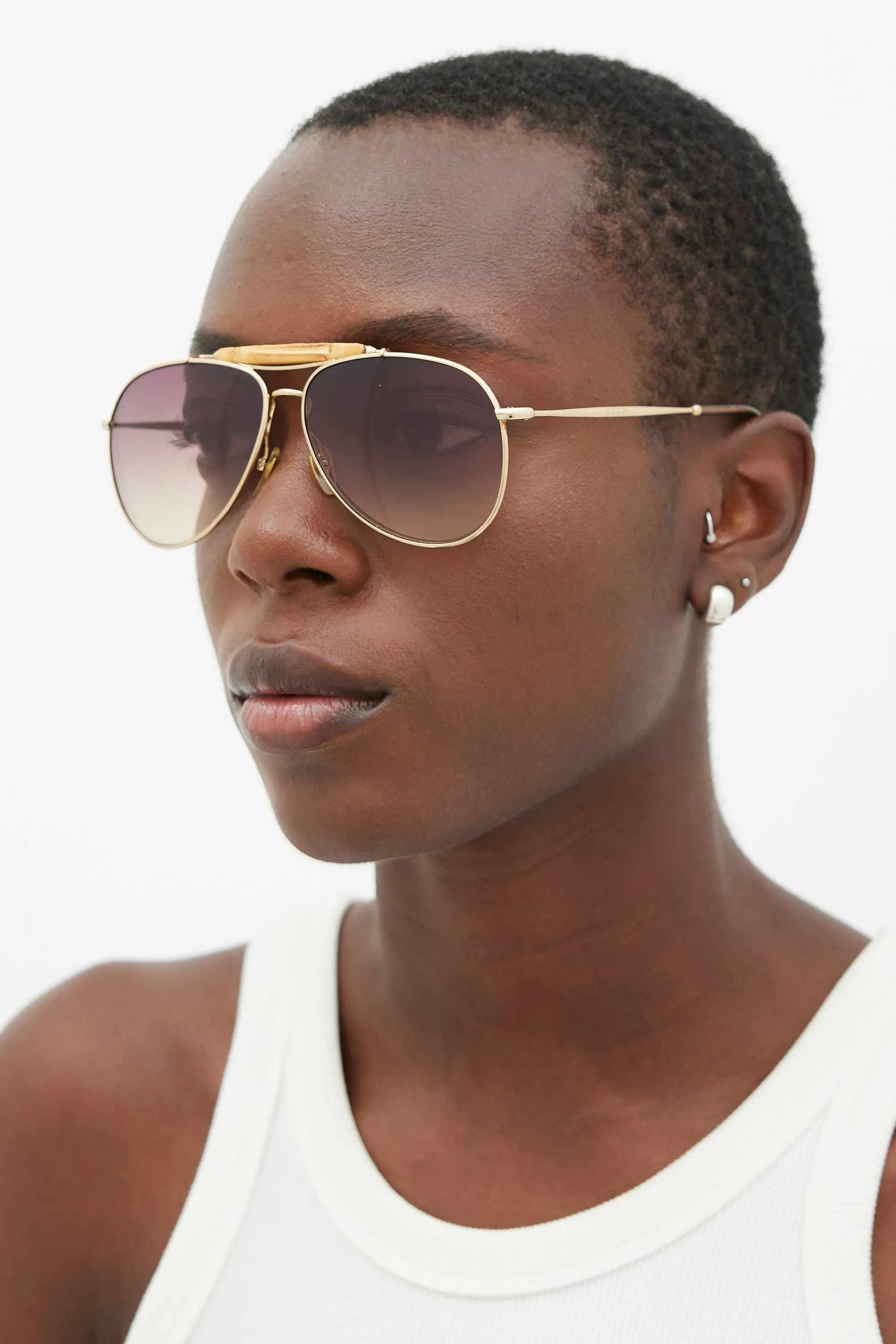 Bamboo 2235S Aviator Sunglasses