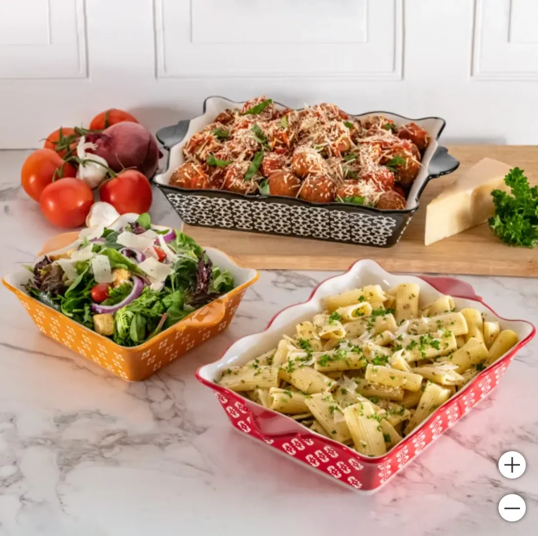 Baum Medley 3-Piece Oven-To-Table Bake & Serve Set