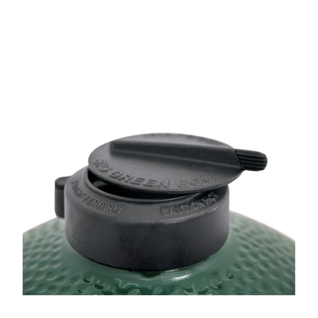 Big Green Egg XLarge Charcoal Grill in Modular Nest with Expansion & 3 Acacia Inserts Package