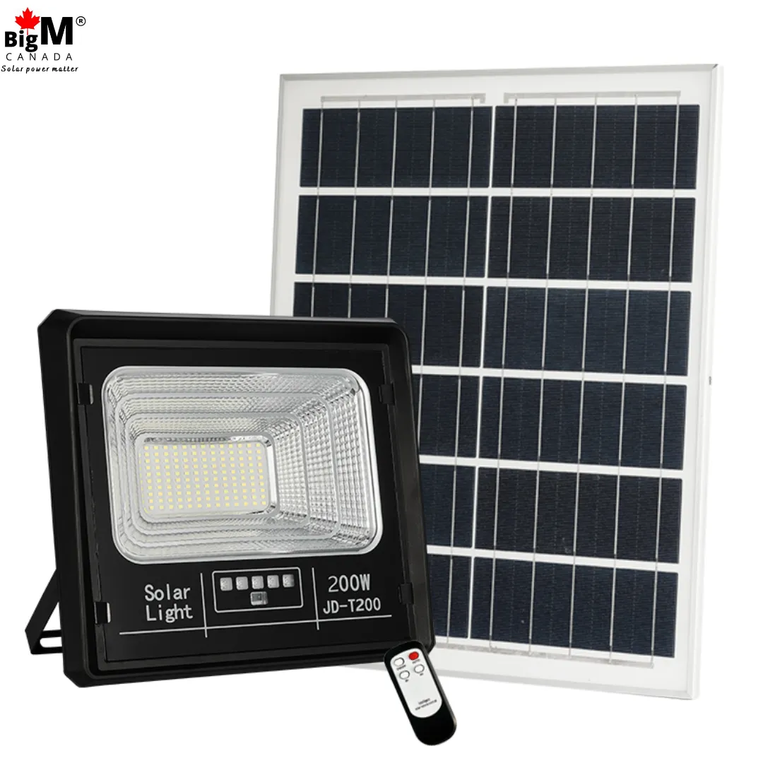 BigM Solar Bright Flood Lights – 100W, 200W & 300W for Constant Lighting