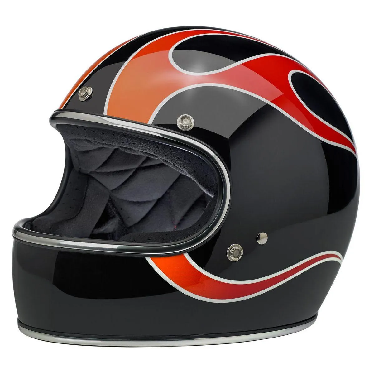 Biltwell Gringo ECE Dice Flames Helmet