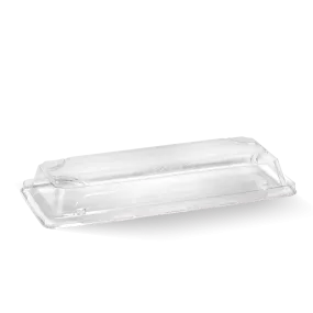 Biopak BioCane Sushi Tray PLA Lid Long 600pcs
