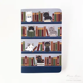 Book Cats Lined Notebook