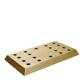 Brass Effect Drip Tray 16x8 3/4"