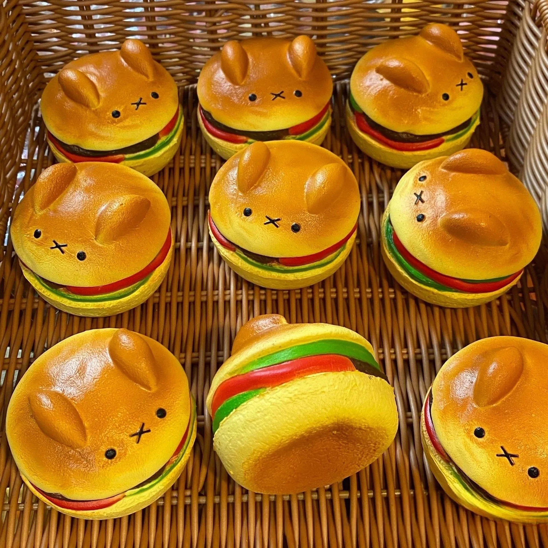 Brioche Bear Burger Squishie
