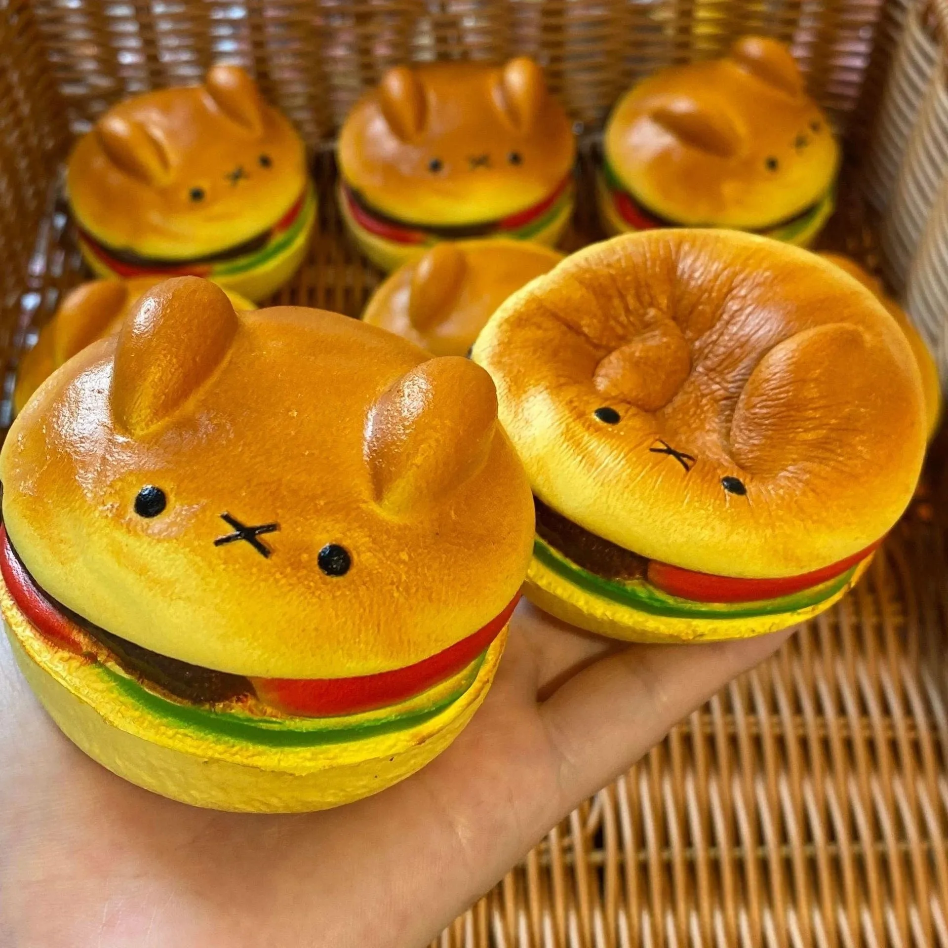Brioche Bear Burger Squishie