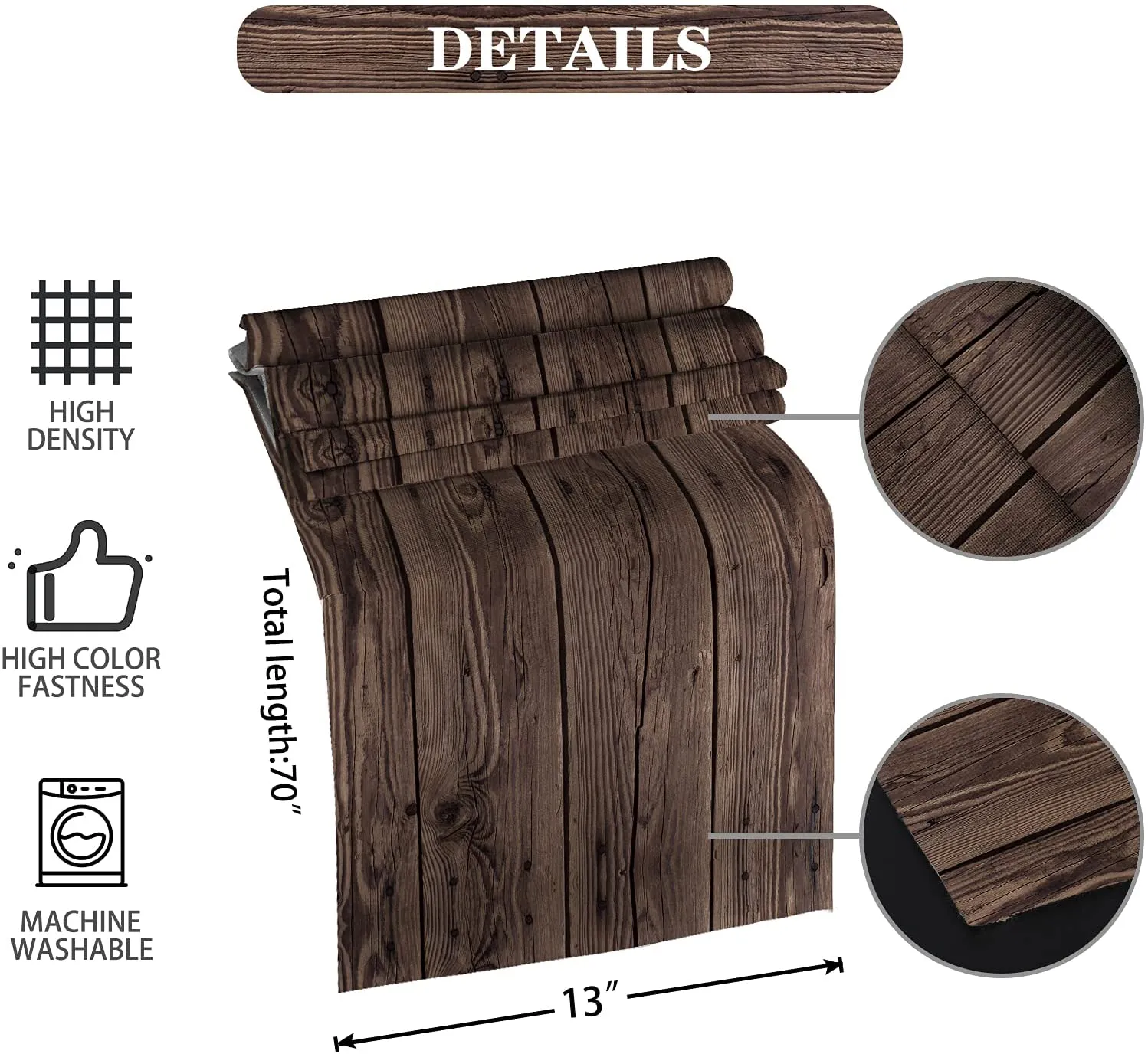 Brown wood grain