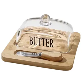 Butter Dish With Knife