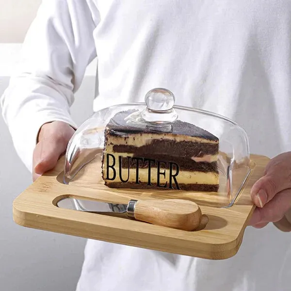 Butter Dish With Knife