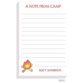 Campfire Notepad