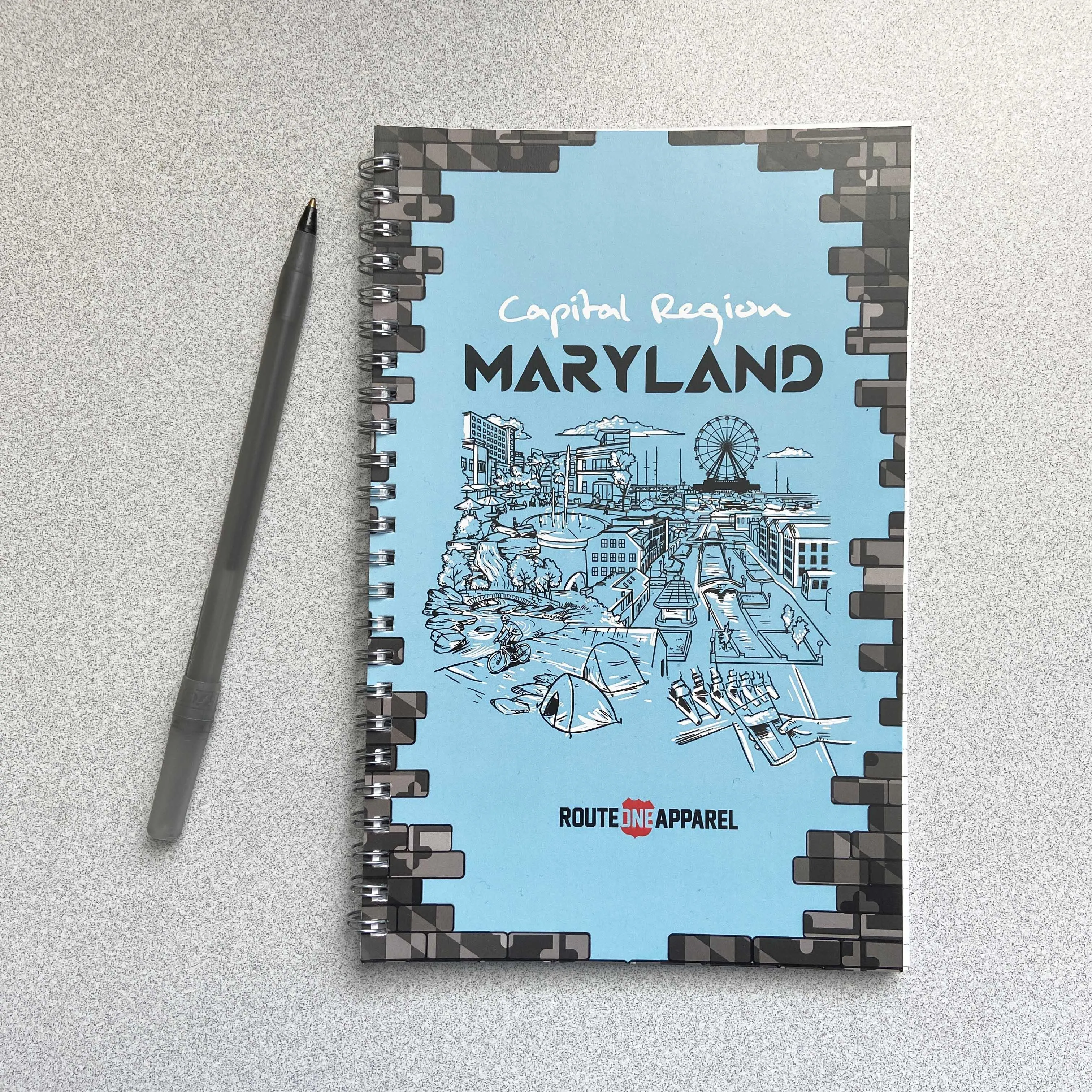 Capital Region Maryland  / Spiral Notebook