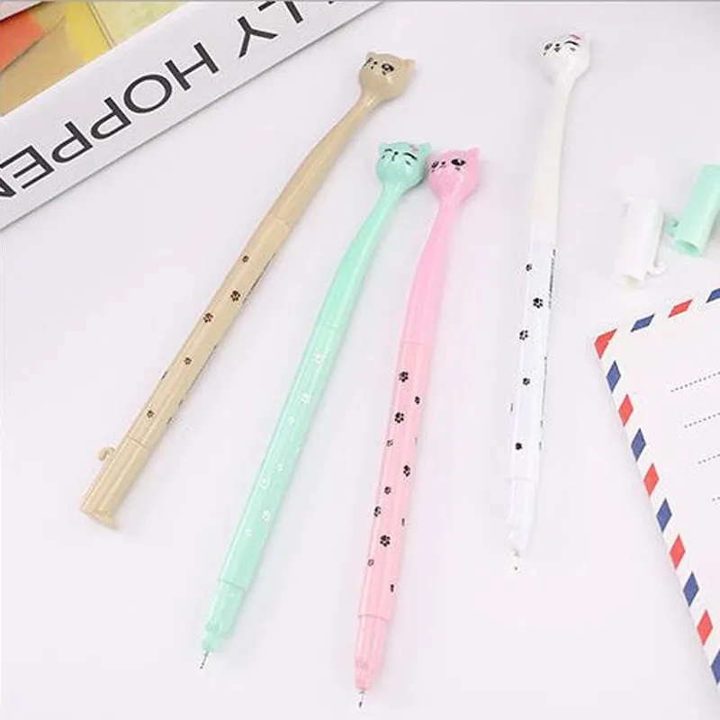 Cat Pens With Cute Expression 2pcs