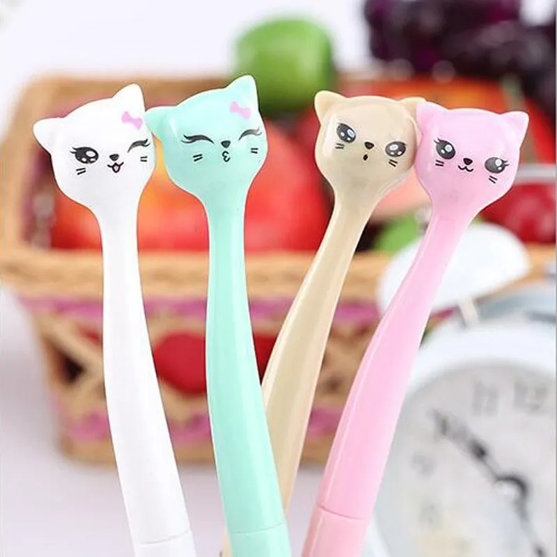 Cat Pens With Cute Expression 2pcs