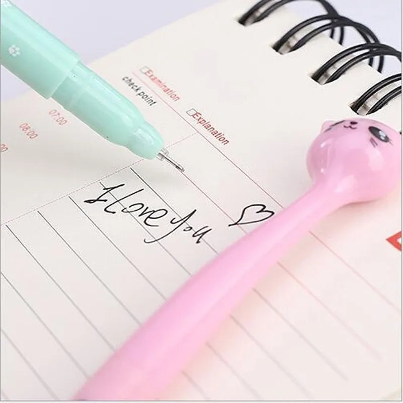 Cat Pens With Cute Expression 2pcs