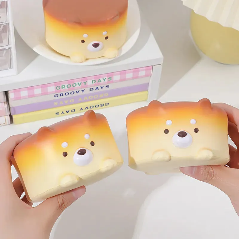 Cheese Puppy Cake Slow Rising Squishie