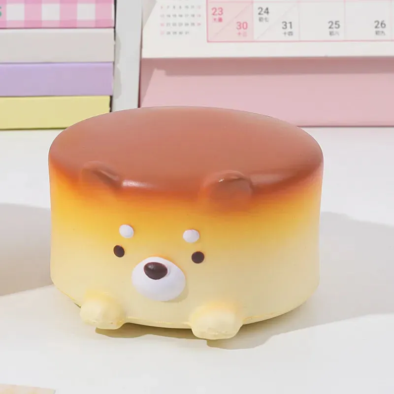 Cheese Puppy Cake Slow Rising Squishie