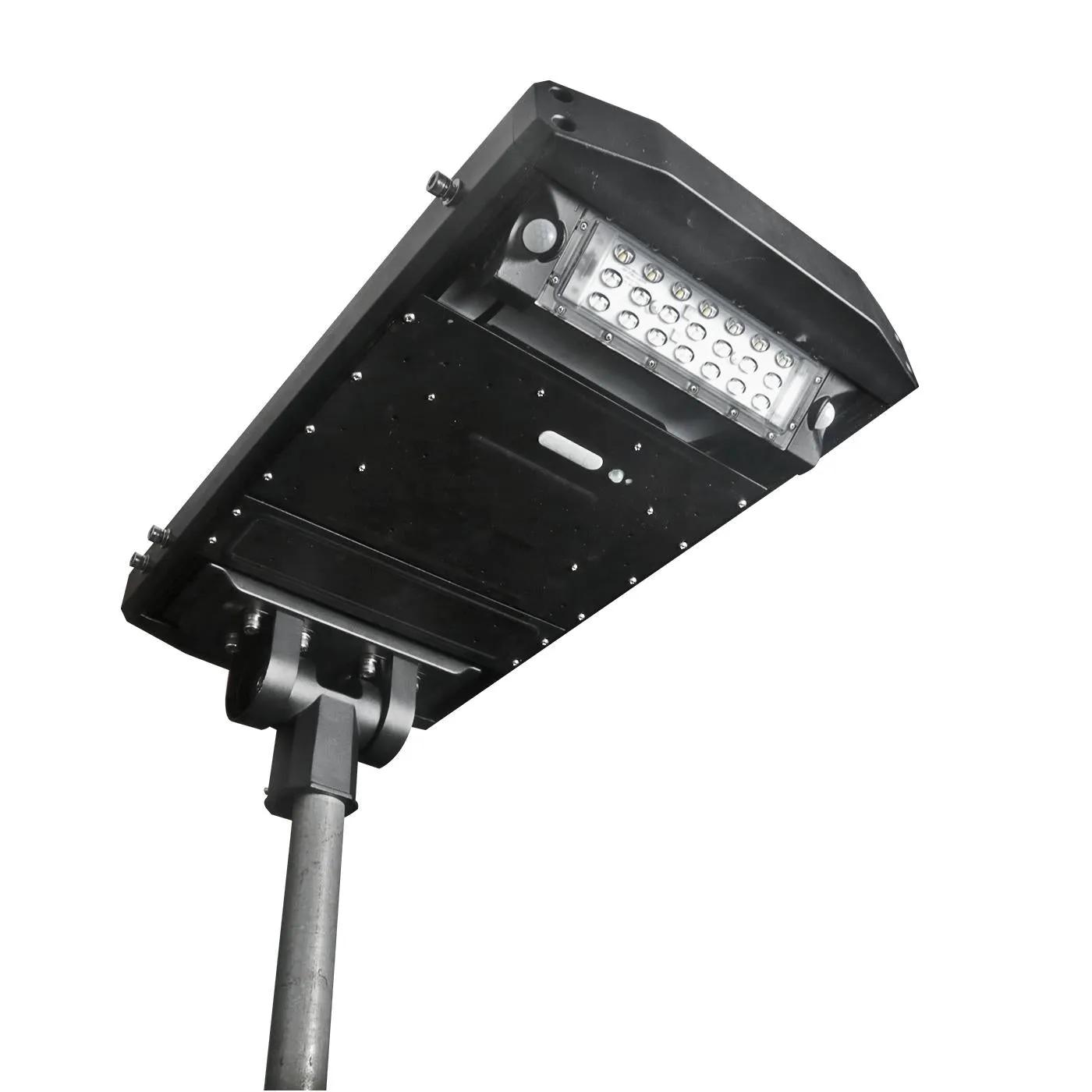 Commercial and Residential Solar LED Street Parking Lot Light, 6,000 Lumen, 3 Year Warranty