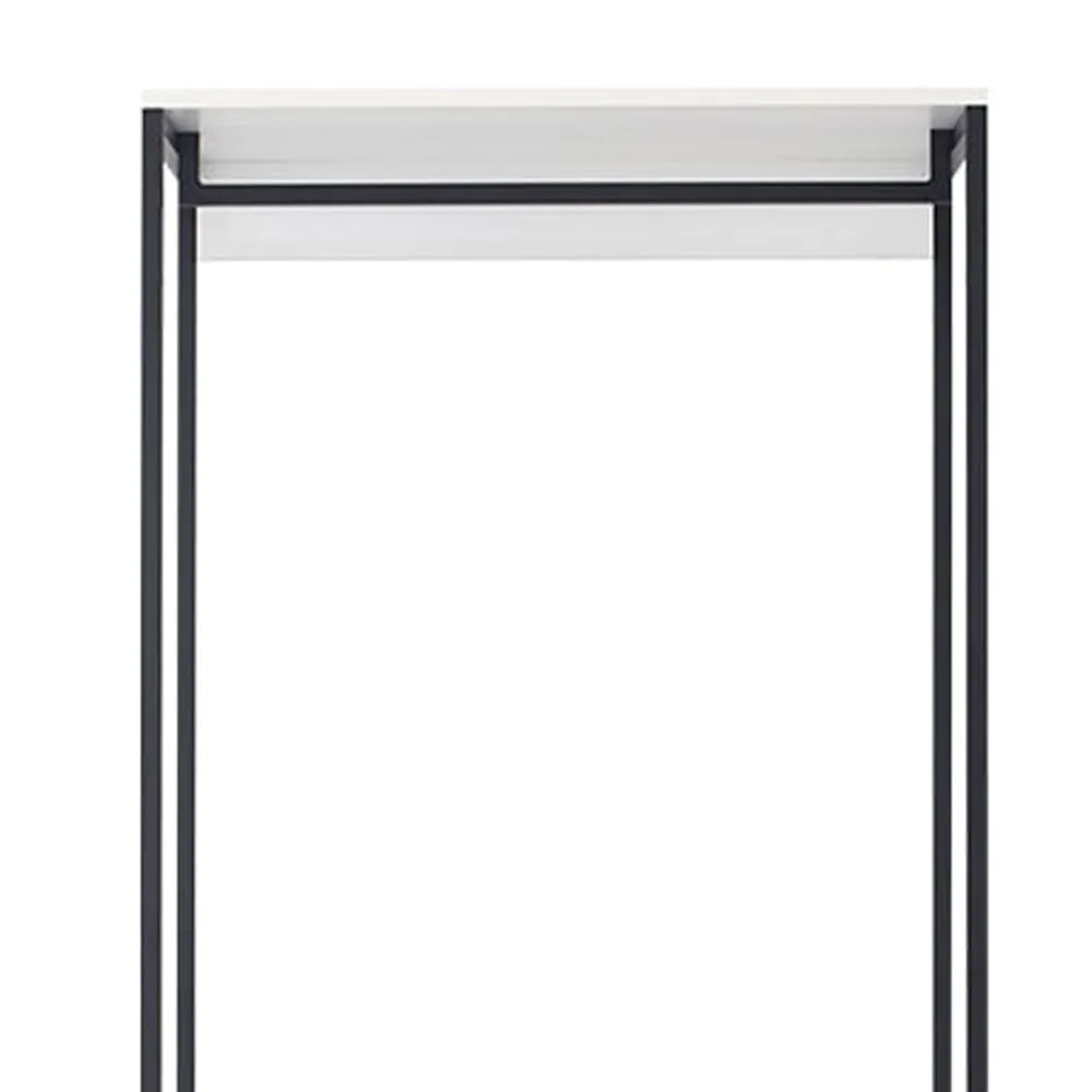 Cox Modular Closet System, 1 Storage Drawer, Hanging Rod, Black Metal Frame By Casagear Home