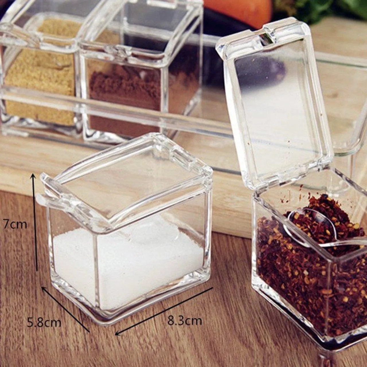 Crystal Clear Seasoning Box