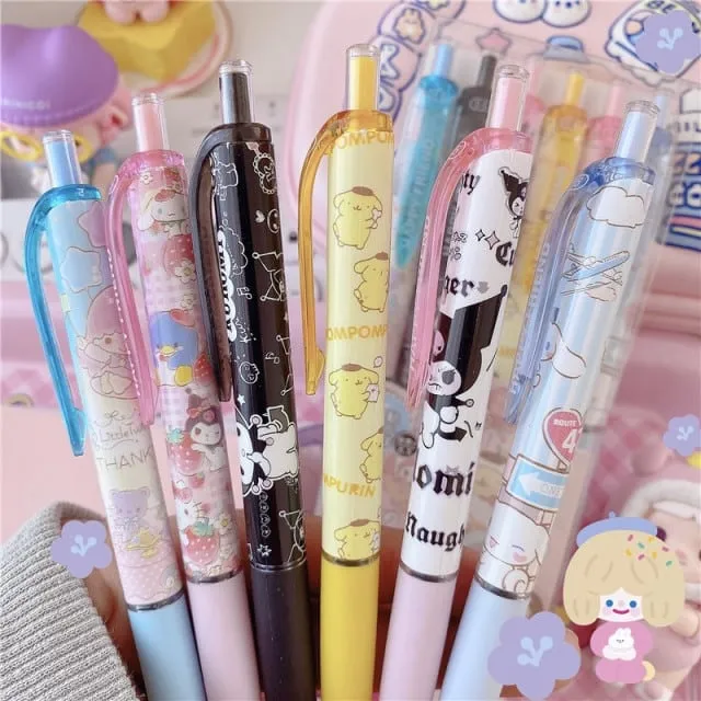 Cute Cartoon Rabbit Gel Pen 6pcs/Set