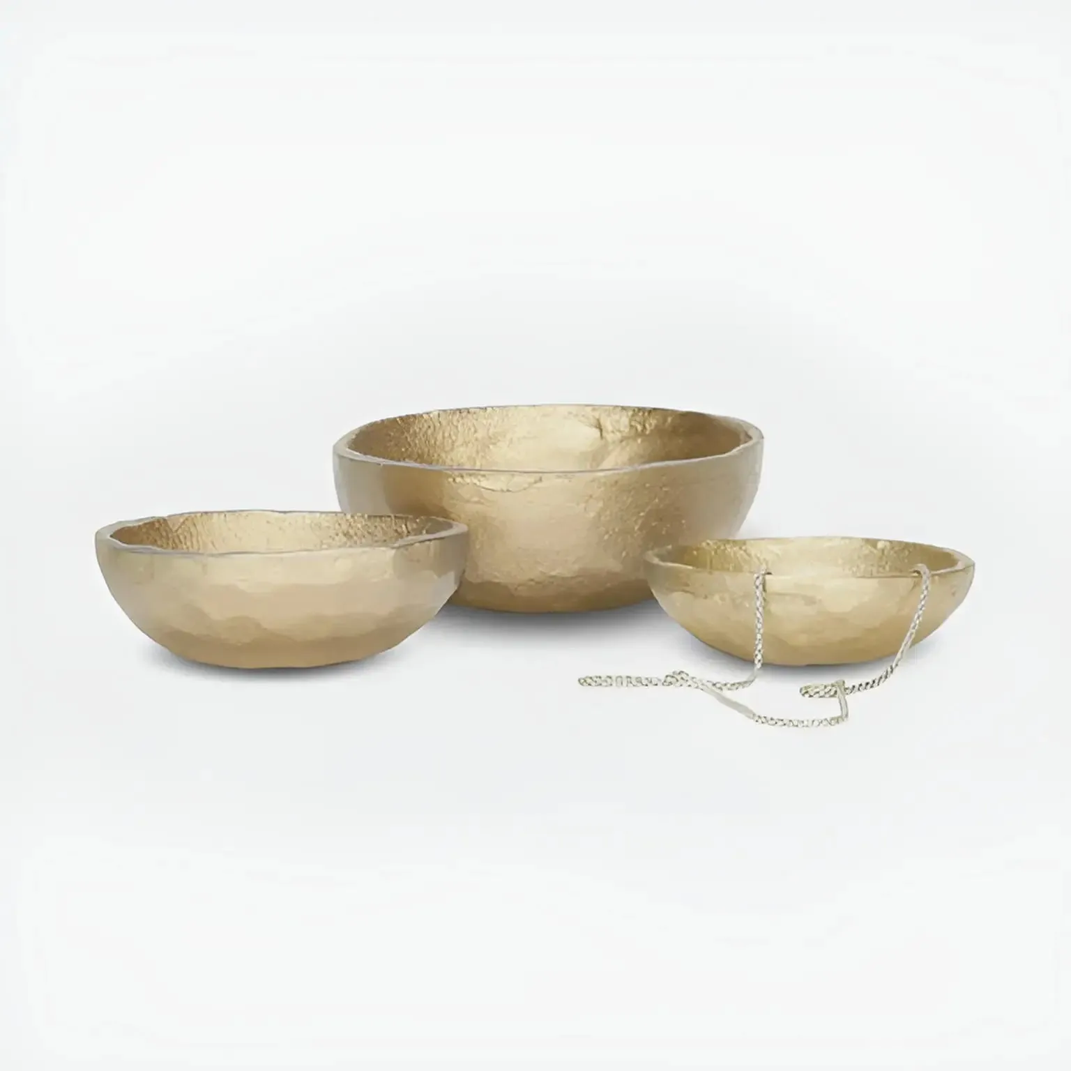 DECORATIVE CAST ALUMINUM BOWLS