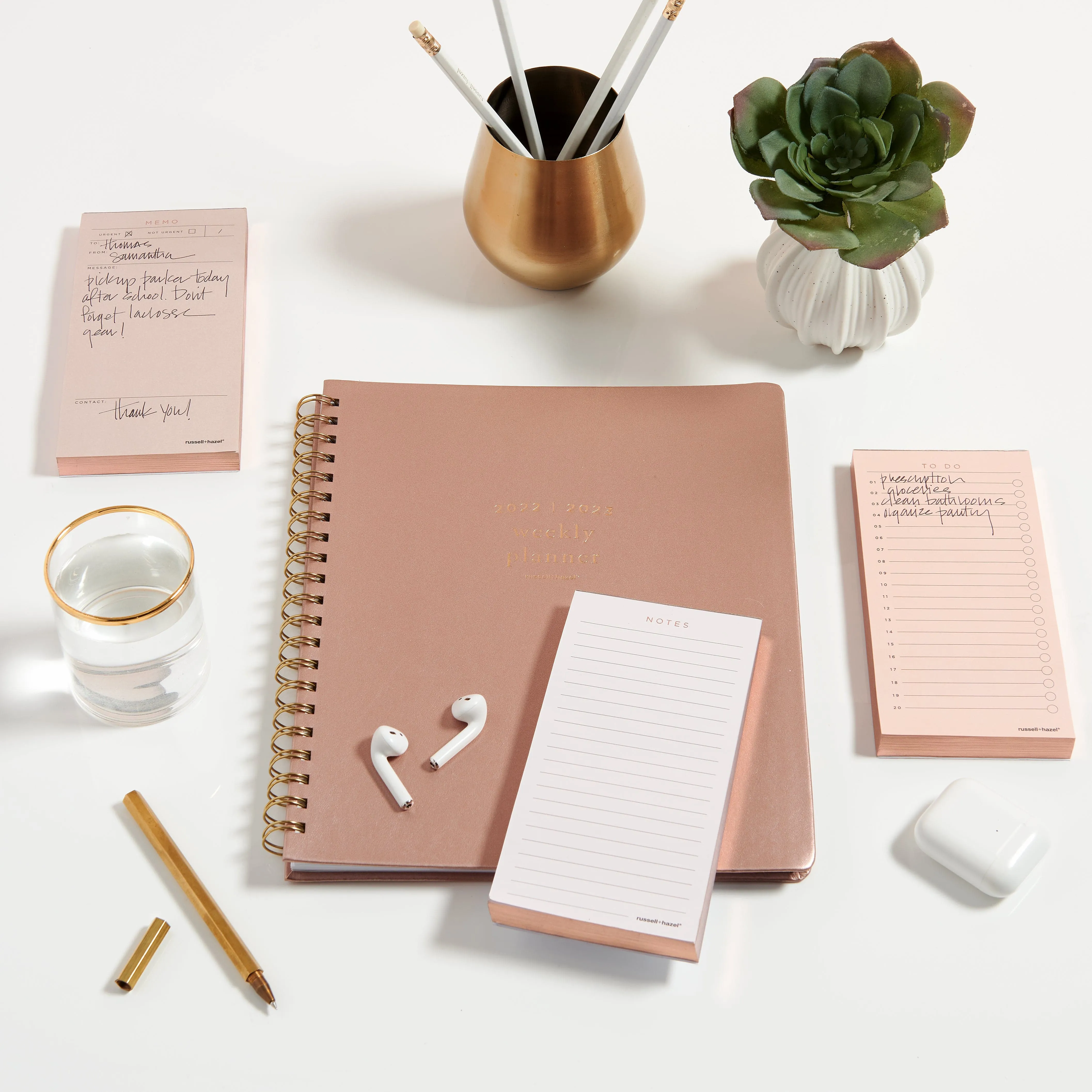Essentials Notepad Set - Blush