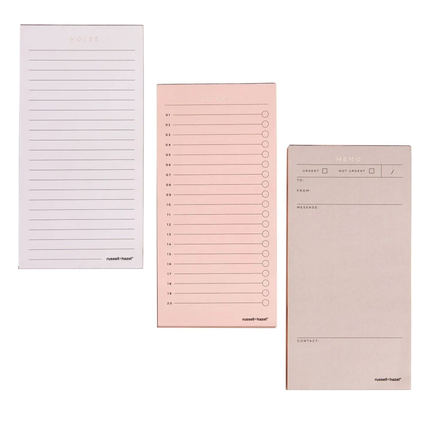 Essentials Notepad Set - Blush