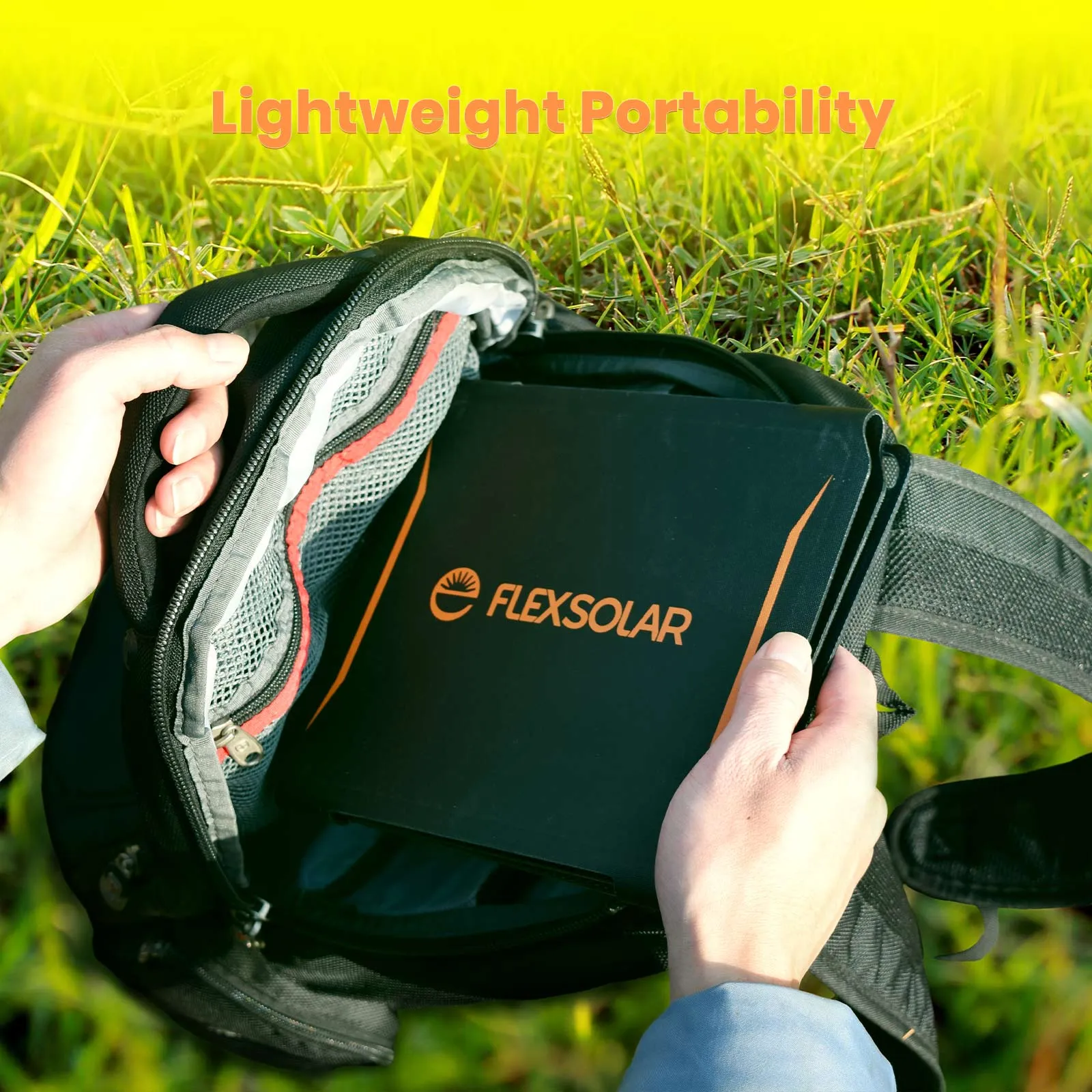 FlexSolar® E40 Portable Solar Charger Type-C & DC| 40W Official Refurbished