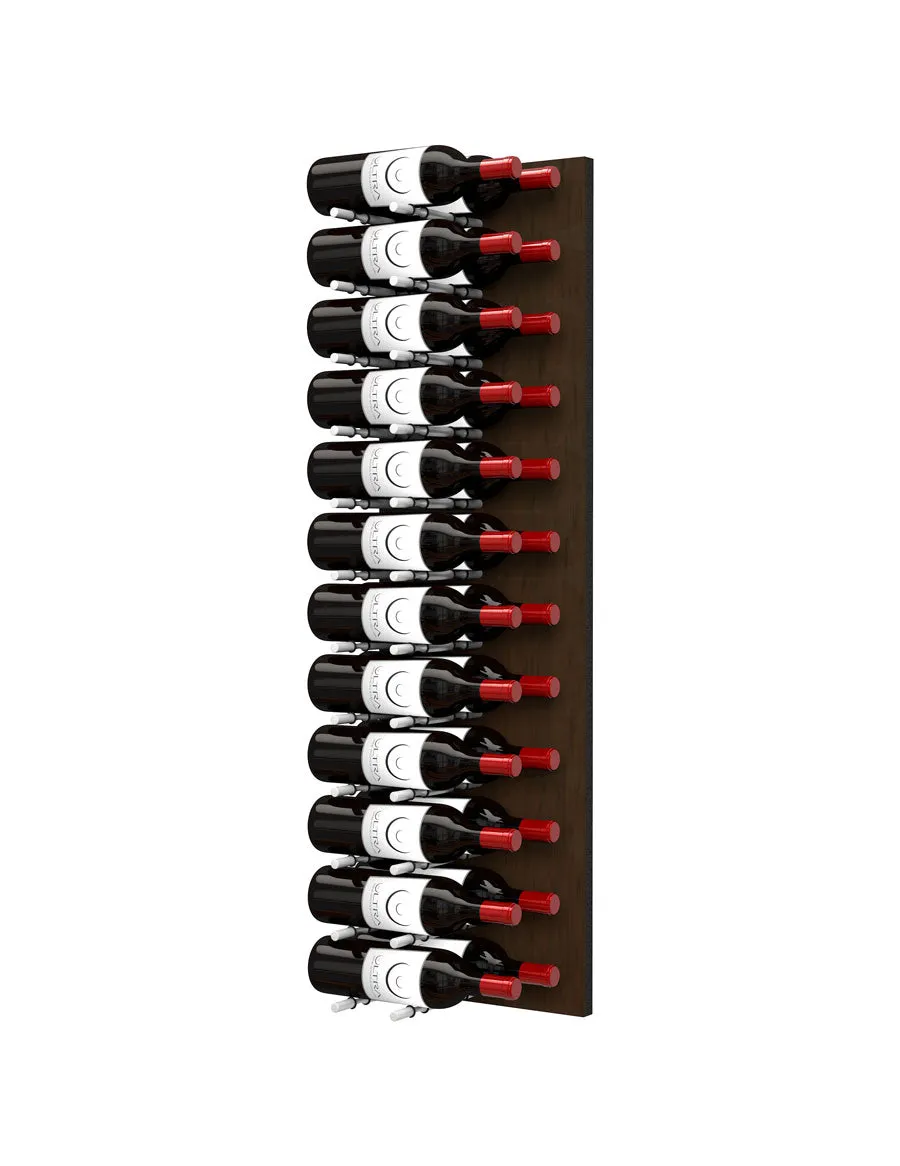 Fusion Wine Wall (Label Forward) - Dark Stain (4 Foot)