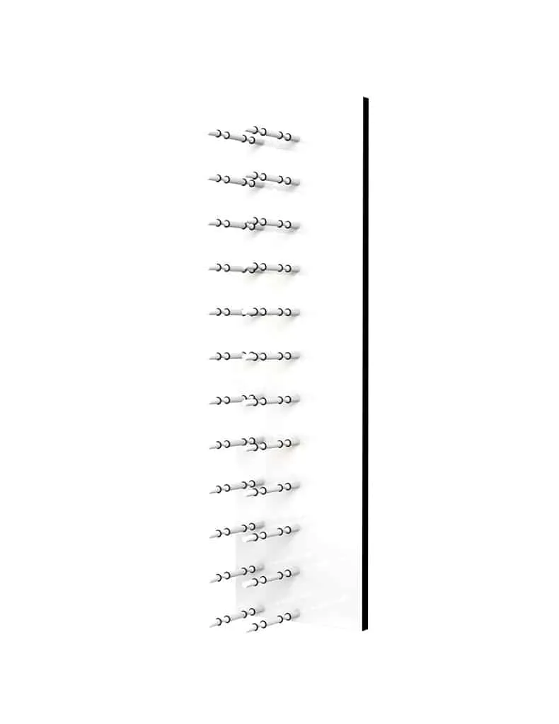 Fusion Wine Wall (Label Forward) - White Acrylic (4 Foot)